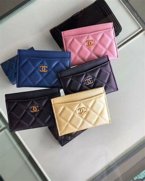 chanel new season card holder